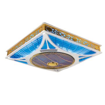 Bathroom Ceilng Mount Fan With 3 Colors Light